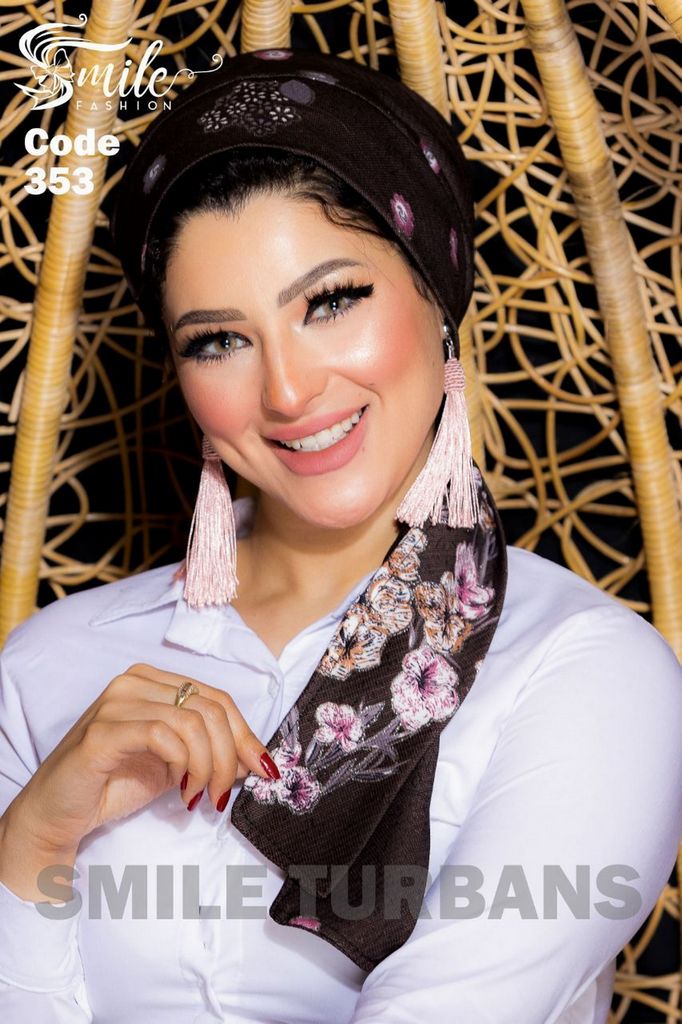 Turban Multi way tie Liverpool material - Smile Turbans - 353