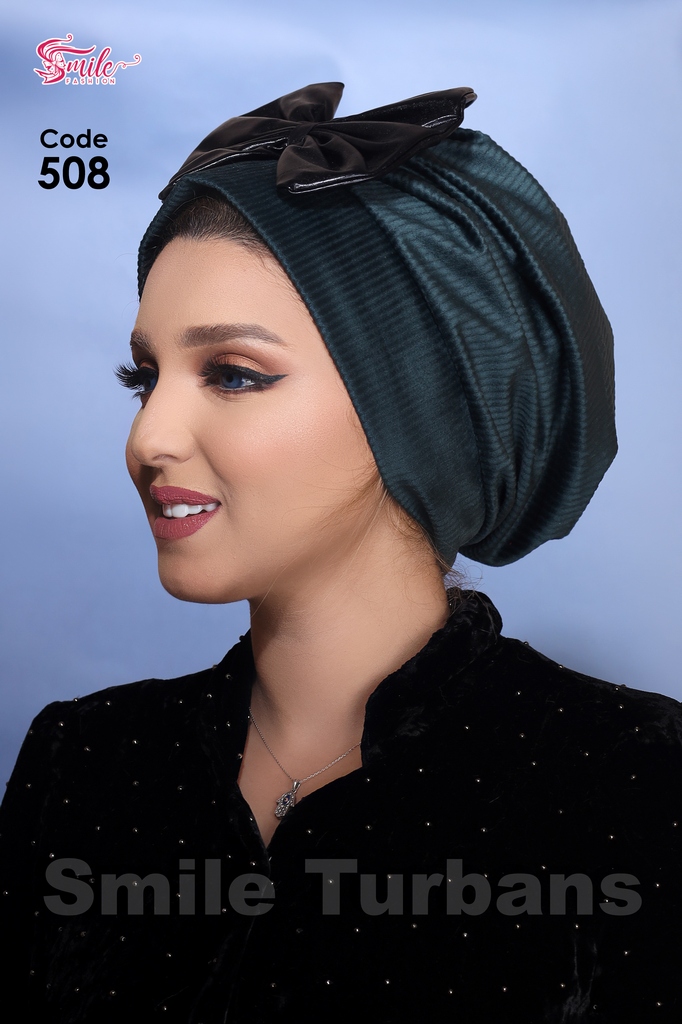 Turban flower suede - Smile Turbans - 508