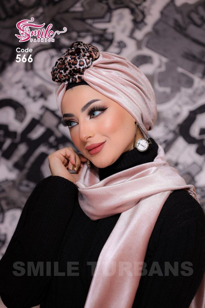 Turban  & Scarf cupcake velvet - Smile Turbans - 566