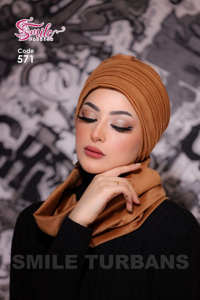 Turban  & Scarf Scotch suede - Smile Turbans - 571