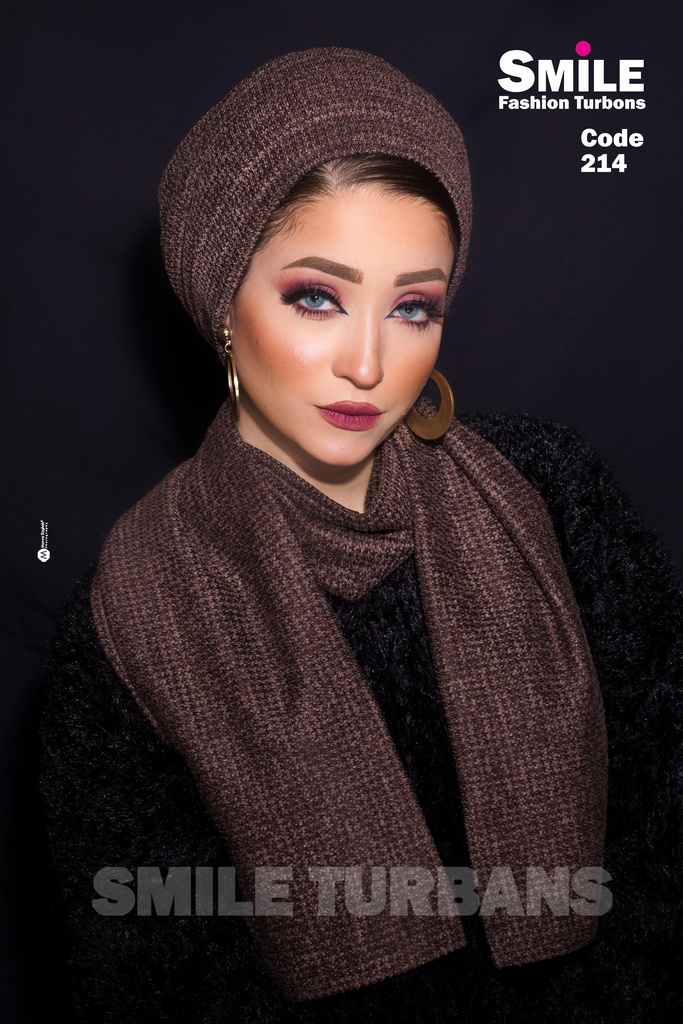 Turban  & Scarf Scotch wool - Smile Turbans - 588