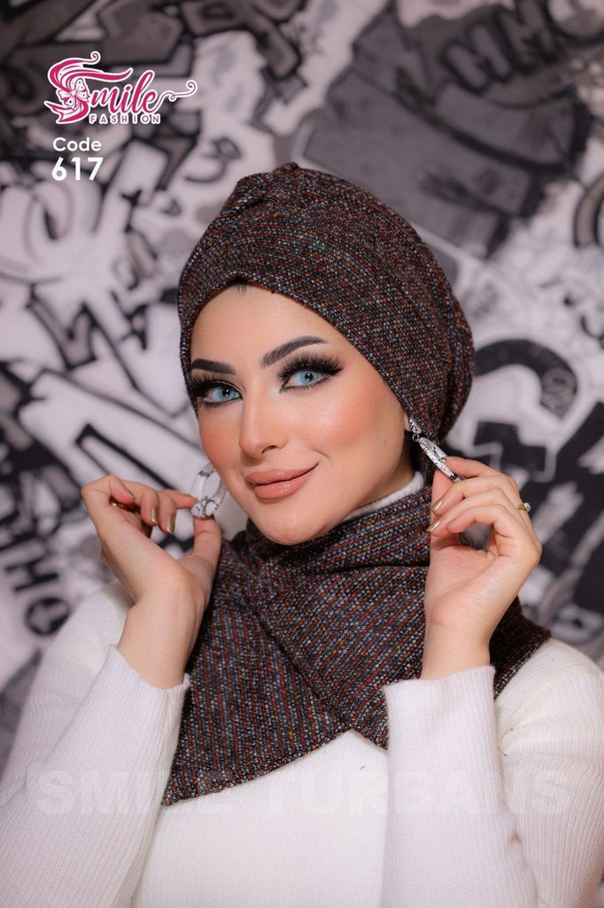 Turban  & Scarf Darby one piece knitwear - Smile Turbans - 617