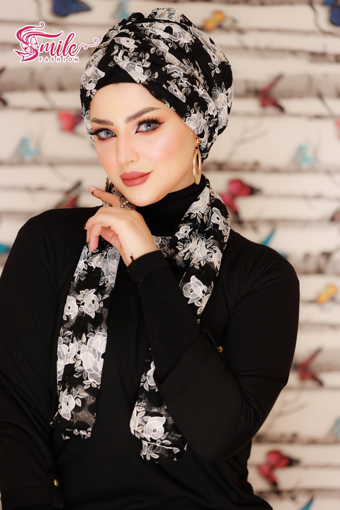 Turban  & Scarf Crocs kink - Smile Turbans - 630