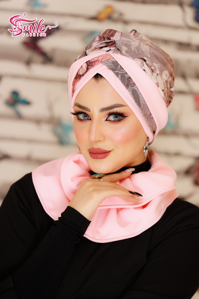 Turban  & Scarf Crocs one piece crepe material - Smile Turbans - 667