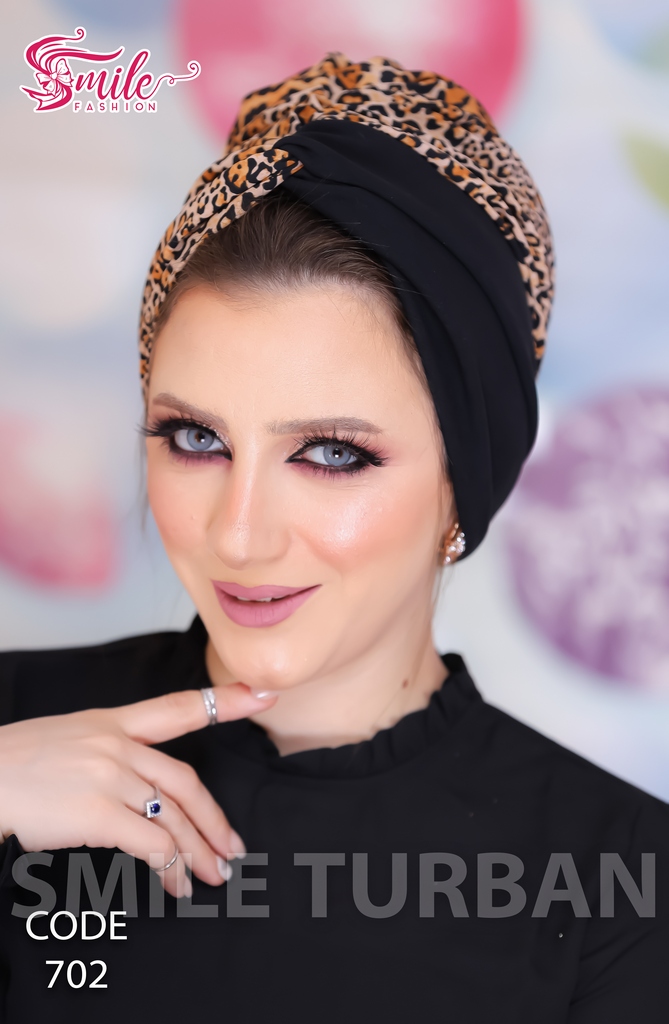 Turban  Crocs crepe material - Smile Turbans - 702