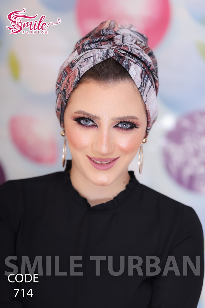 Turban Crocs one piece Soft  material - Smile Turbans - 714