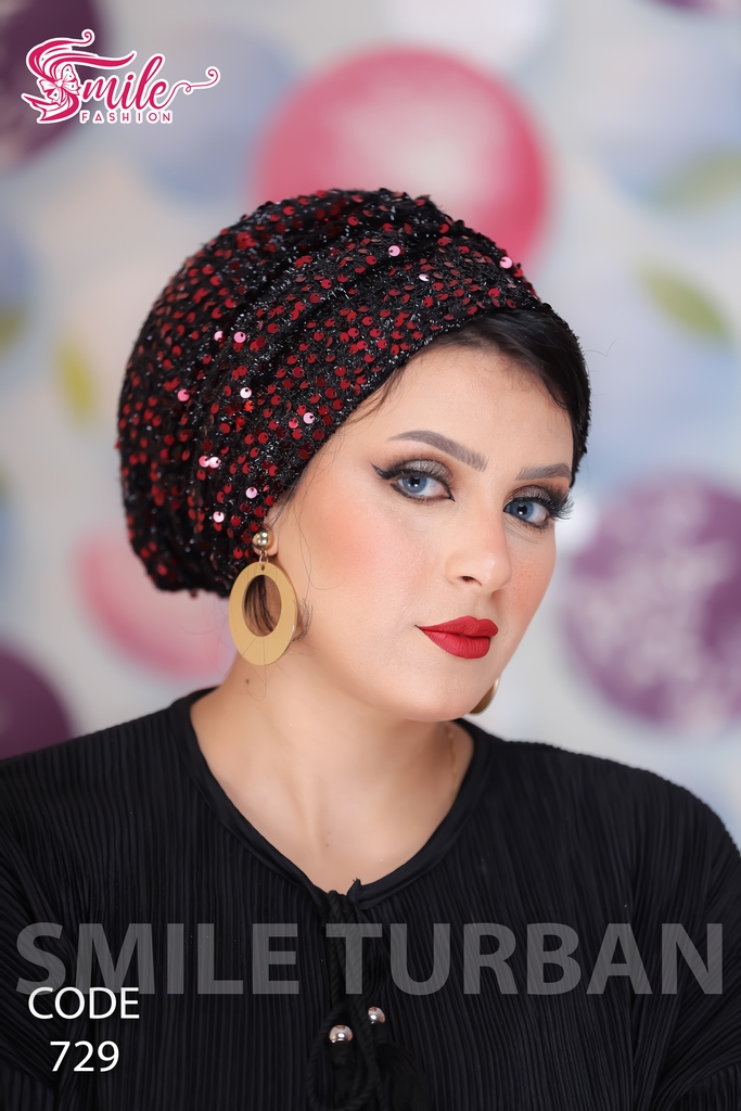 Turban  swarovski sequin - Smile Turbans - 729