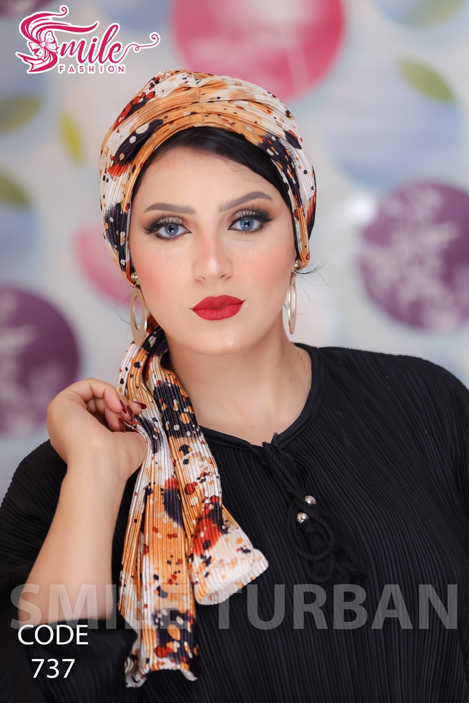 Turban Crocs one piece Bliss satin material - Smile Turbans - 737