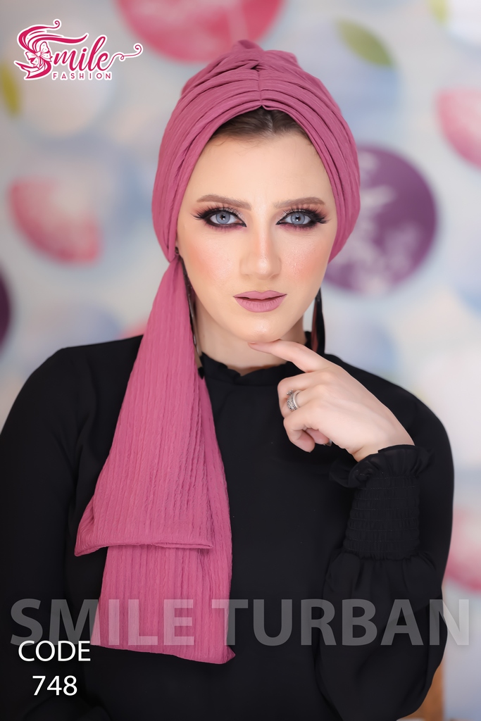 Turban  Multi-way tie  rib - Smile Turbans - 748