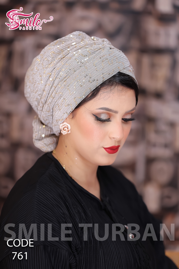 Turban Cross and two-faced bow Fatafit Alsukar Blisih - Smile Turbans - 761