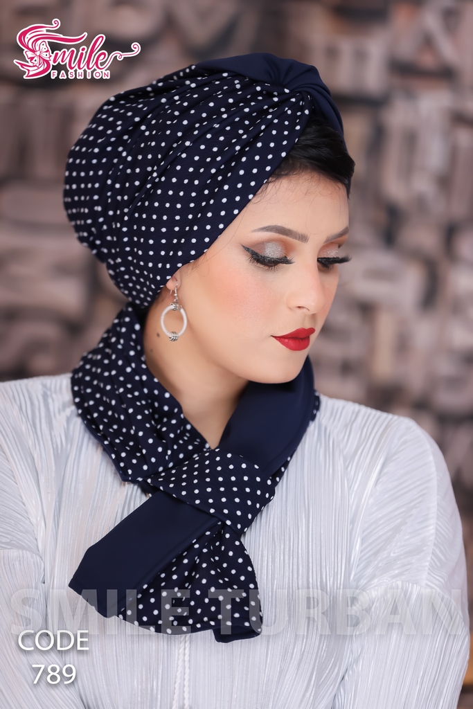 Turban  & Scarf Crocs one piece crepe material - Smile Turbans - 789