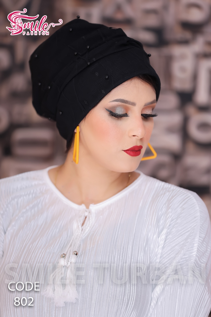 Turban Drape one piece Tulle - Smile Turbans - 802
