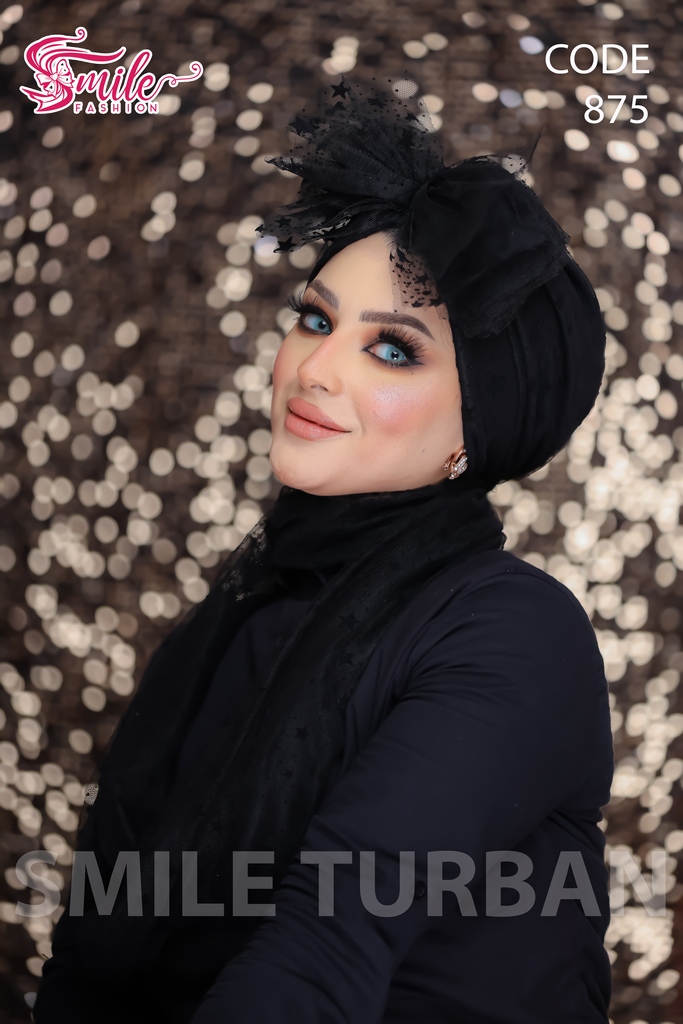 Turban  & Scarf bow Tulle - Smile Turbans - 875