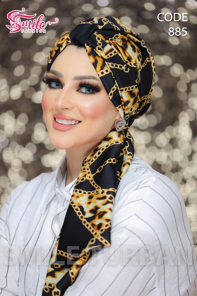 Turban tie satin - Smile Turbans - 885