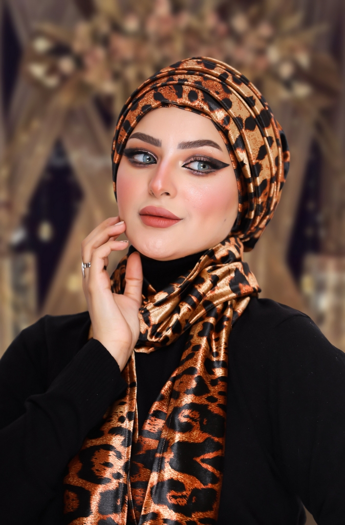 Turban  & Scarf Scotch velvet - Smile Turbans - 909