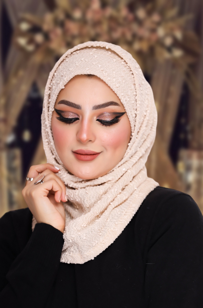 Hijab Ready-made hijab without pins knitwear - Smile Turbans - 923