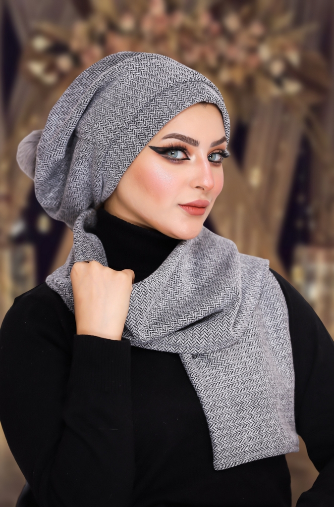 IceCap  & Scarf IceCap  wool - Smile Turbans - 931