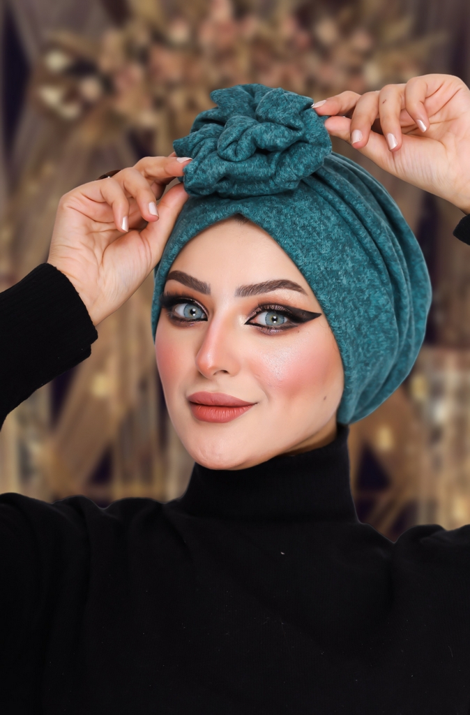 Turban  & Scarf Flawer brooch - Smile Turbans - 934