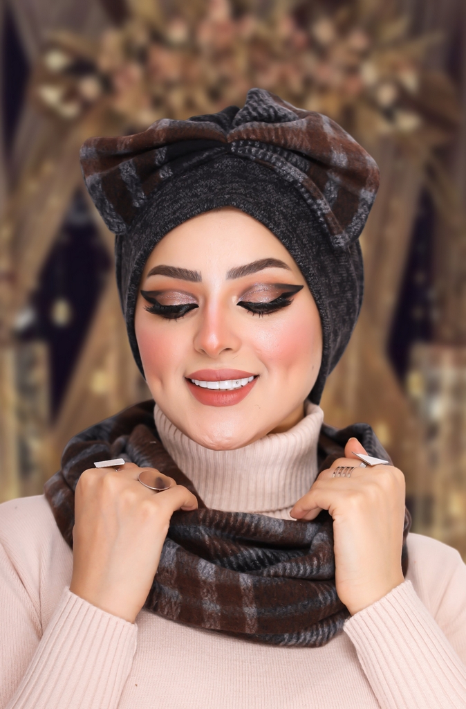 Turban  & Scarf Bow one piece Gogh - Smile Turbans - 950
