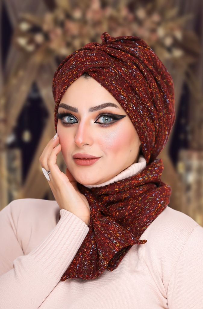 Turban  & Scarf Crocs one piece knitwear - Smile Turbans - 955