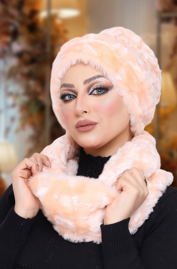 IceCap  & Scarf IceCap  Fur - Smile Turbans - 990