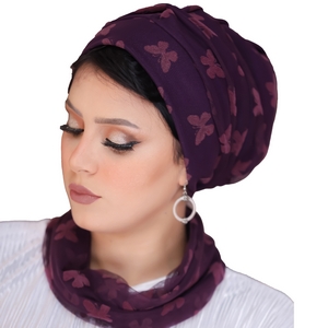 turban Scotch Tulle Material -Smile Turbans - 783