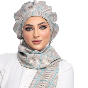 Beret & Scarf Beret crepe material -Smile Turbans - 1807