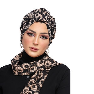 Turban & Scarf Crown one piece  Tulle material -Smile Turbans - 1152