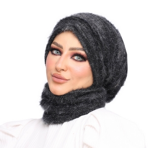 Ice cap&Scarf ice cap Wool -Smile Turbans - 1413