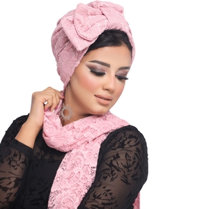 turban  &scarf Half a bow, one piece Dantel -Smile Turbans - 1215