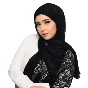 hijab Hijab with Bandana, without pins, ready to wear only dantil -Smile Turbans - 1276