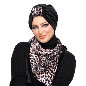 Turban&Scarf Crown one piece velvet -Smile Turbans - 1393