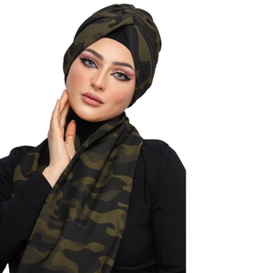 Turban & Scarf Crocs one piece  Gabardine material -Smile Turbans - 1142