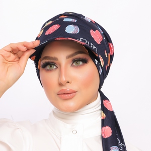 Cap Two-piece cap Liverpool material -Smile Turbans - 1514