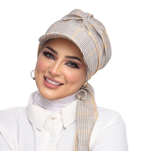 Cap Two-piece cap Rosaline material -Smile Turbans - 1164