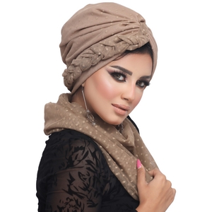 turban plexus Tulle Material -Smile Turbans - 1222