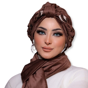 Turban&Scarf plexus suede -Smile Turbans - 620