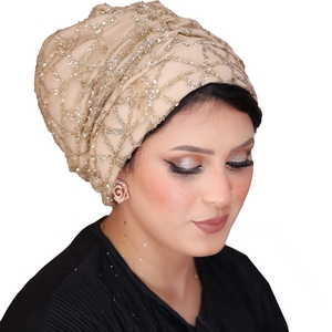 turban Drape one piece caviar -Smile Turbans - 750