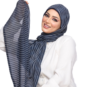 hijab Hijab with Bandana, without pins, ready to wear only chiffon -Smile Turbans - 1108