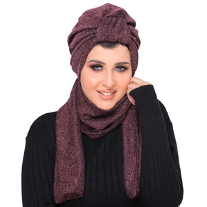 Turban&Scarf Crown one piece wool -Smile Turbans - 1452