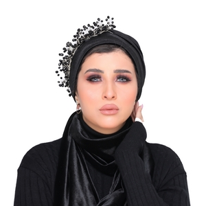 Turban&Scarf Turban with accessories velvet -Smile Turbans - 1441