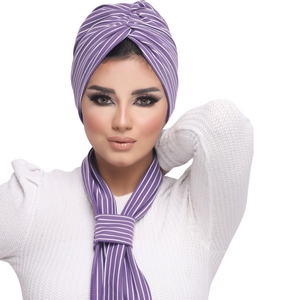 Turban & Scarf Crocs one piece crepe material -Smile Turbans - 1224