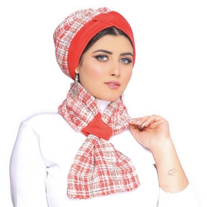 Turban&Scarf One direction is a bow and the other is a cross Gogh -Smile Turbans - 1636