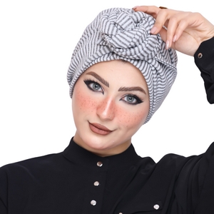 Turban Multi-way  cotton material -Smile Turbans - 1096