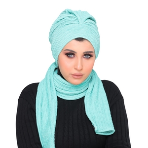 turban  &scarf One piece collar crochet -Smile Turbans - 1467