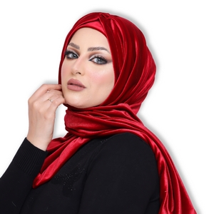 Hijab Hijab with Bandana, without pins, ready to wear only velvet -Smile Turbans - 1703