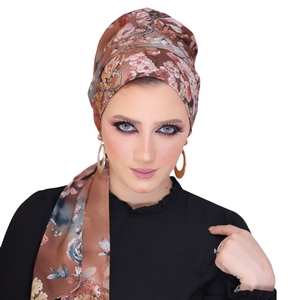 Turban Multi way tie Soft  material -Smile Turbans - 721