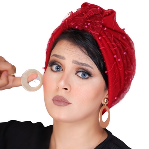 turban  Crown Tulle Material -Smile Turbans - 734