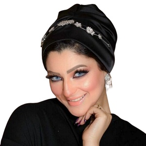 turban  Drape, one piece, with accessories stan -Smile Turbans - 261