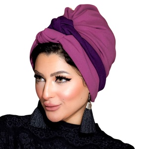 turban 2 knots one piece crepe -Smile Turbans - 327